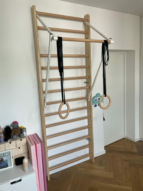 Drążek gimnastyczny składany