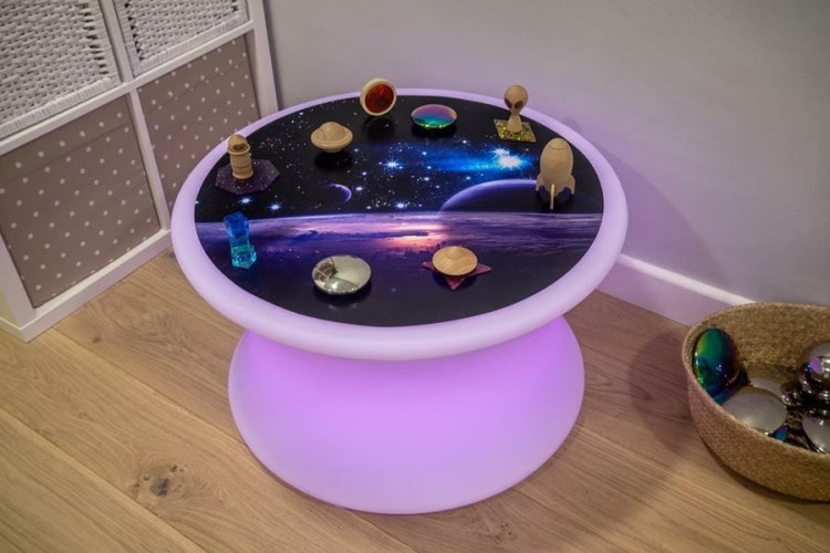 Mata do stolików sensorycznych kosmos