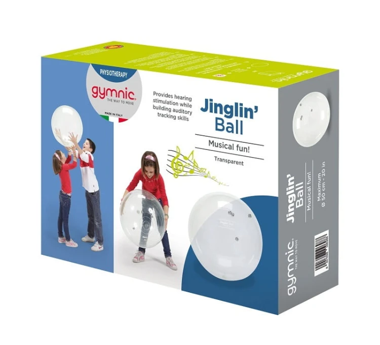 Gymnic Jinglin Ball piłka do ćwiczeń z dzwoneczkami
