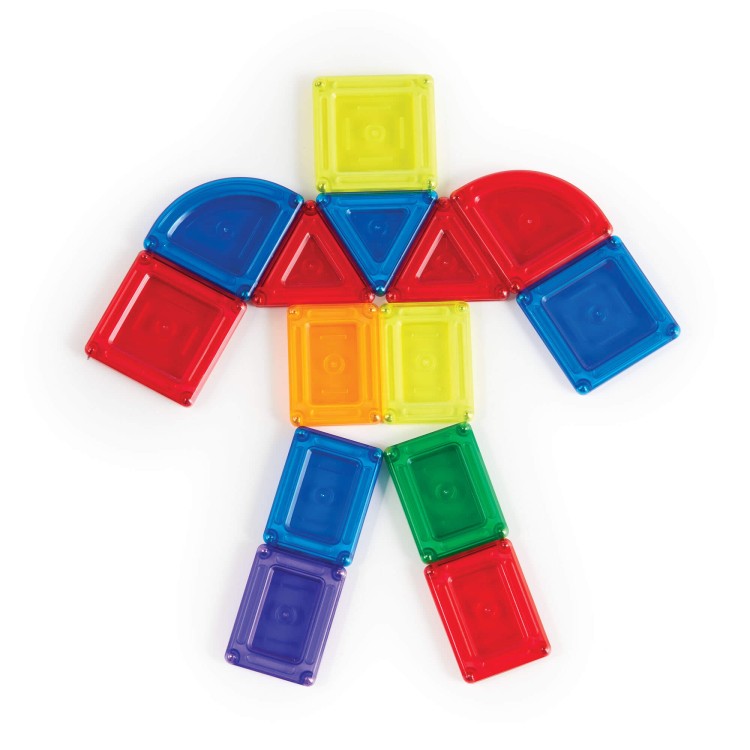 Klocki magnetyczne Solid (24 szt.)