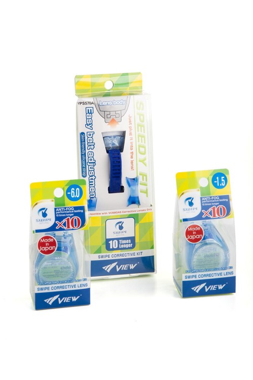 View szkiełko korekcyjne swipe niebieskie minusy