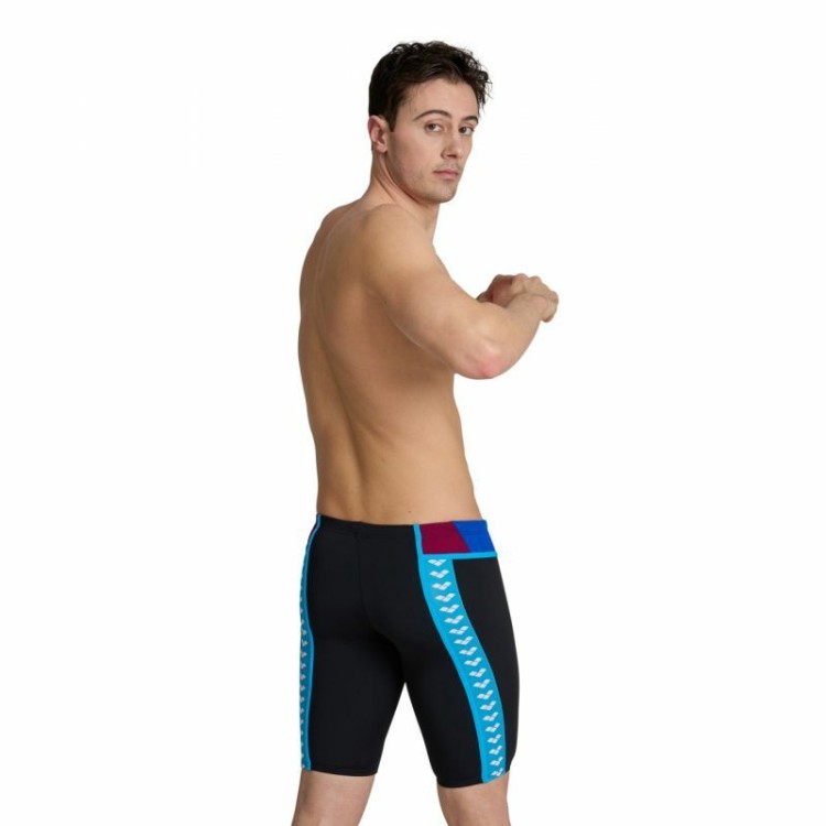 Arena spodenki treningowe Icons Swim Jammer Panel Black