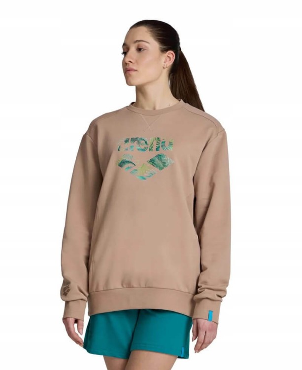 Arena bluza Crew Sweat Logo Caramelo unisex