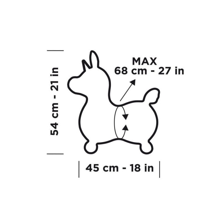 Gymnic Skoczek dla dzieci Rody Unicorn