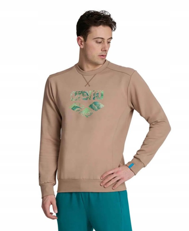 Arena bluza Crew Sweat Logo Caramelo unisex