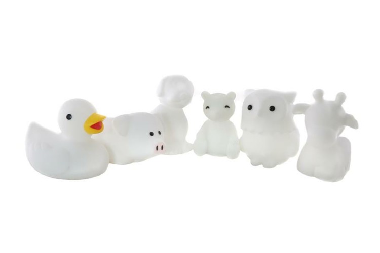 Świecące zabawki do jaskini sensorycznej (6 szt.)