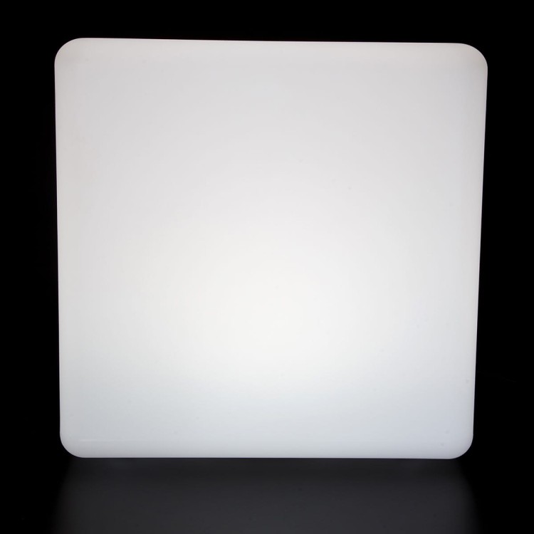 Świetlisty kolorowy sześcian