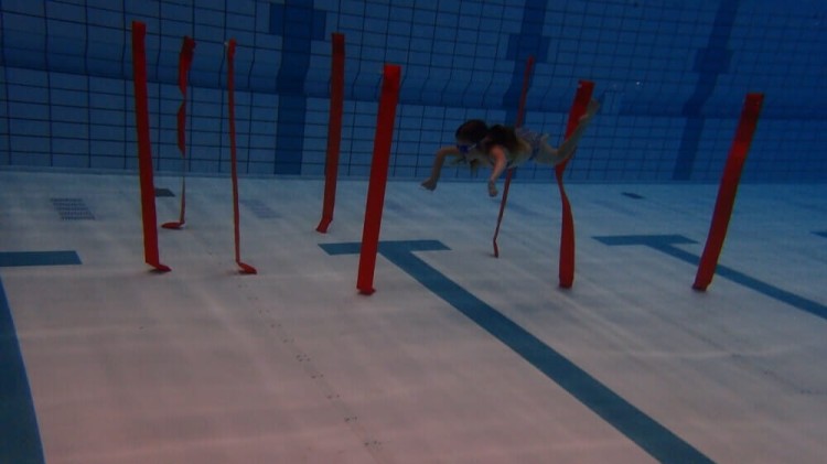 Podwodny slalom - zestaw 8 wstęg