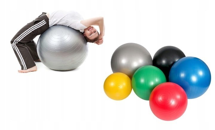 Piłka do siedzenia z pokrowcem