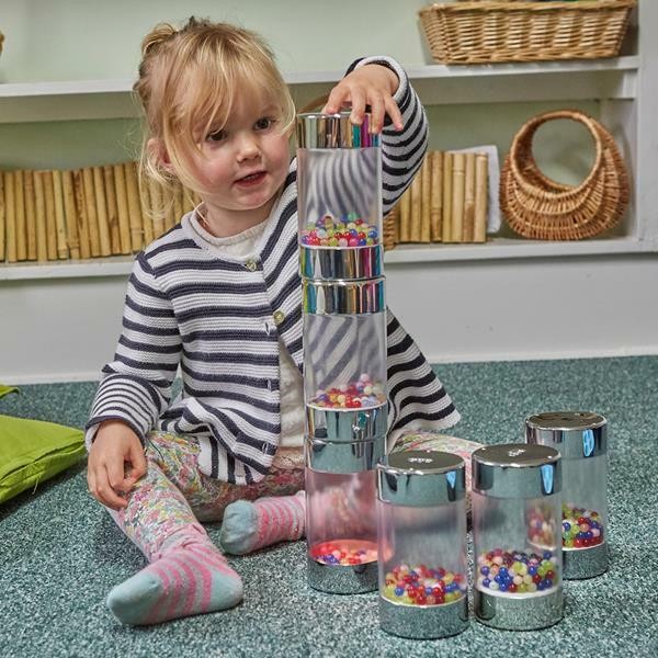 Zabawka sensoryczna świecące rollery shakery