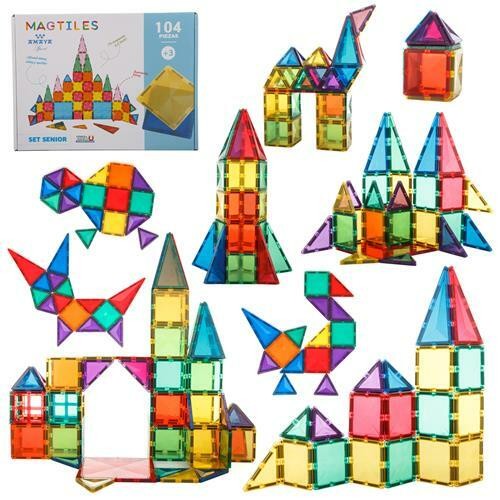 Magnetyczne klocki konstrukcyjne Magtiles